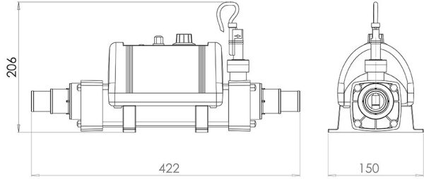 Réchauffeur Nano 3 kw pour piscine hors-sol – Image 4