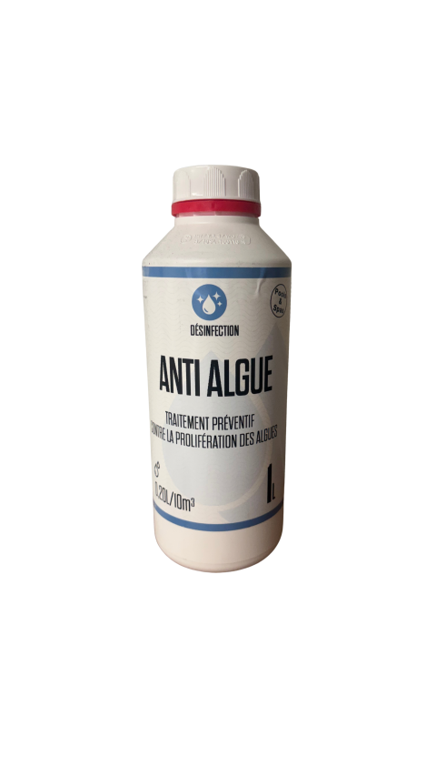 Anti-Algues Liquide 1 L pour Piscine