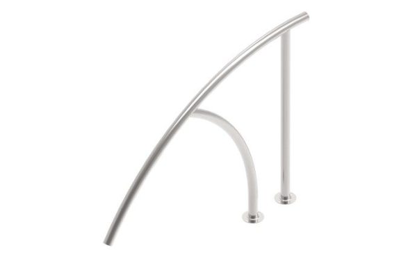 Rampe avec platine soudée