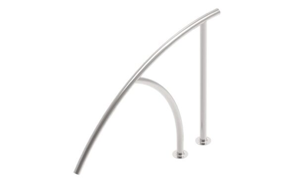Rampe avec platine soudée