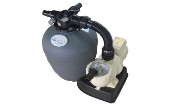 Kit de Filtration Poolstyle 6 m³/h avec Vanne 4 Voies, Cordon et Protection