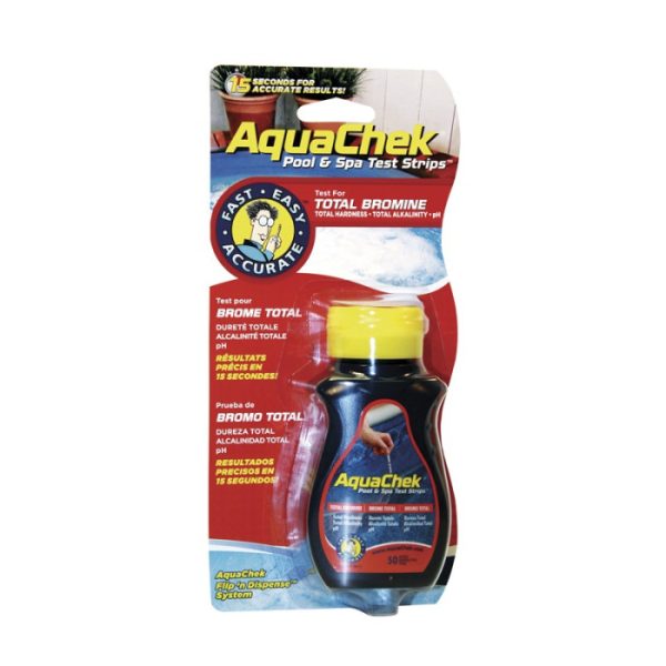 bandelettes de test brome Aquachek 4-en-1