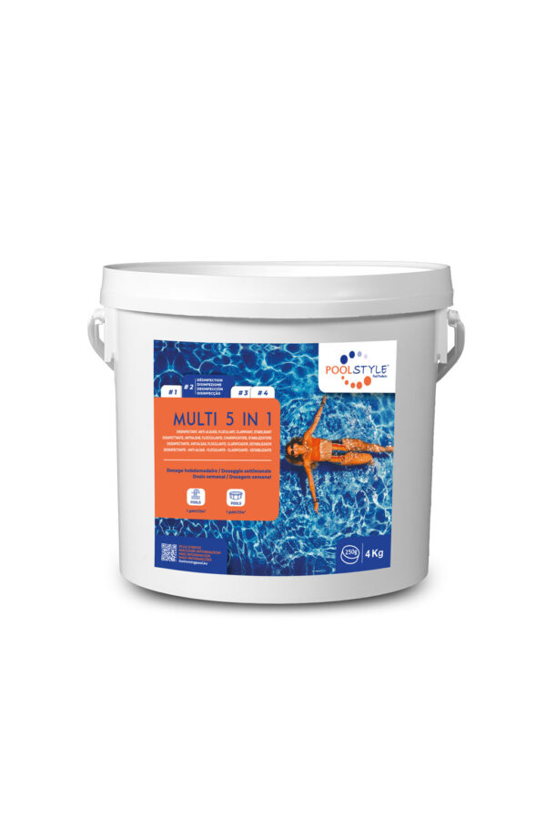 Multi 5 en 1 tab Poolstyle 4 Kg C/4 P/72