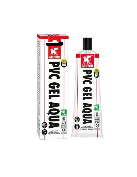 Colle PVC GEL Aqua en tube 250ml