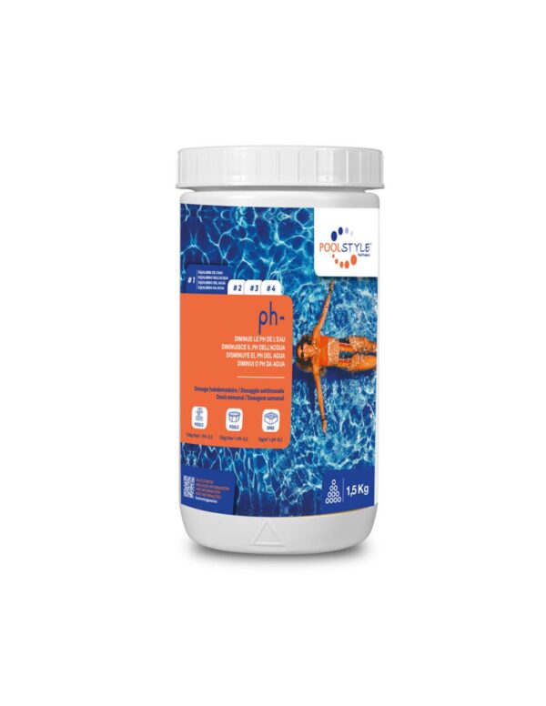 Poolstyle pH Minus Granulés 1.5 kg