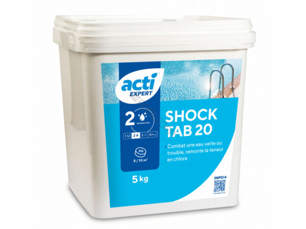 Shock tab Acti 20g – seau 5 Kg C/4 P/72