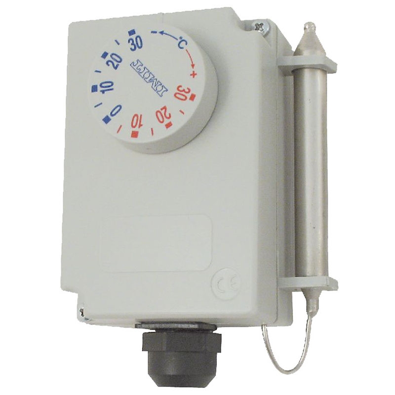Sonde hors-gel DHG-A – Thermostat mécanique pour piscine 1 Sonde hors-gel DHG-A : un thermostat mécanique qui met en route votre pompe de piscine quand la température baisse, pour la protéger du gel tout l’hiver.