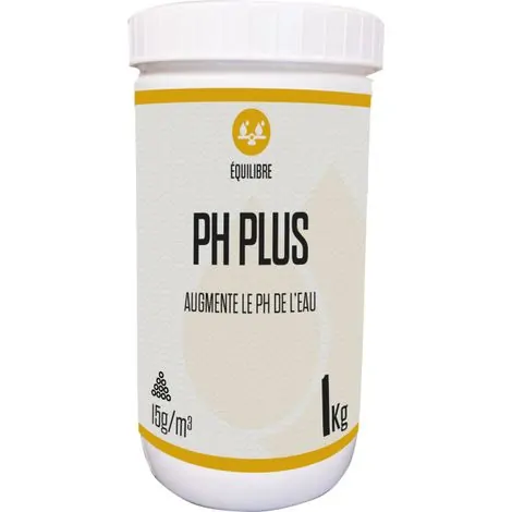 pH Plus en Poudre 1 kg pour Piscine