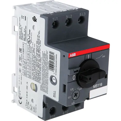 Disjoncteur magnéto-thermique ABB (Réf. CCE-570-0394 à CCE-570-0397)
