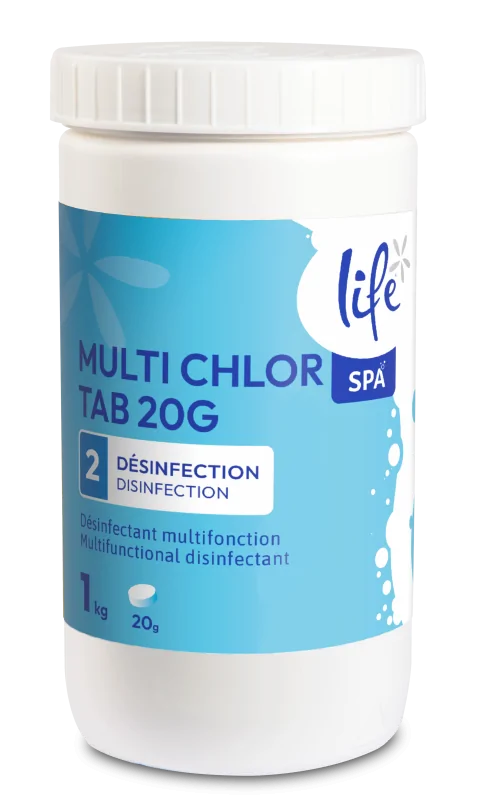 LIFE MULTI CHLOR TAB 20G 1KG