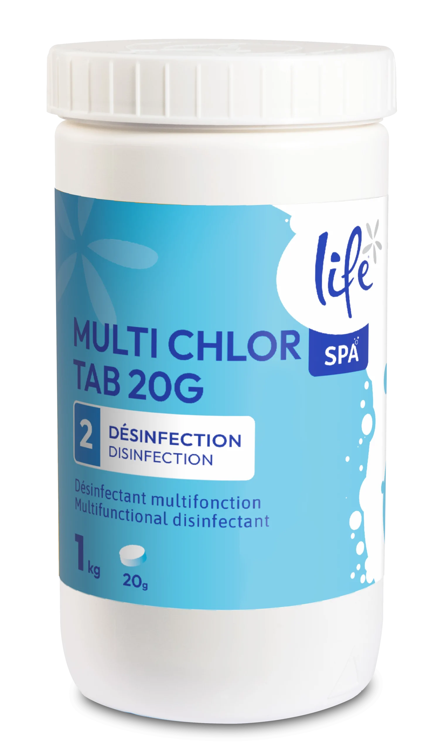 LIFE MULTI CHLOR TAB 20G 1KG