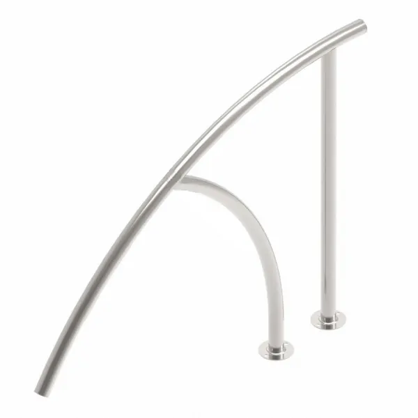 Barre sortie de bain avec platine soudée – Image 3