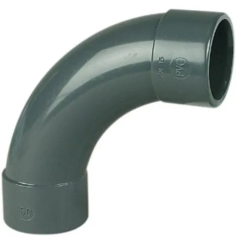 Coudes grand rayon à 90°